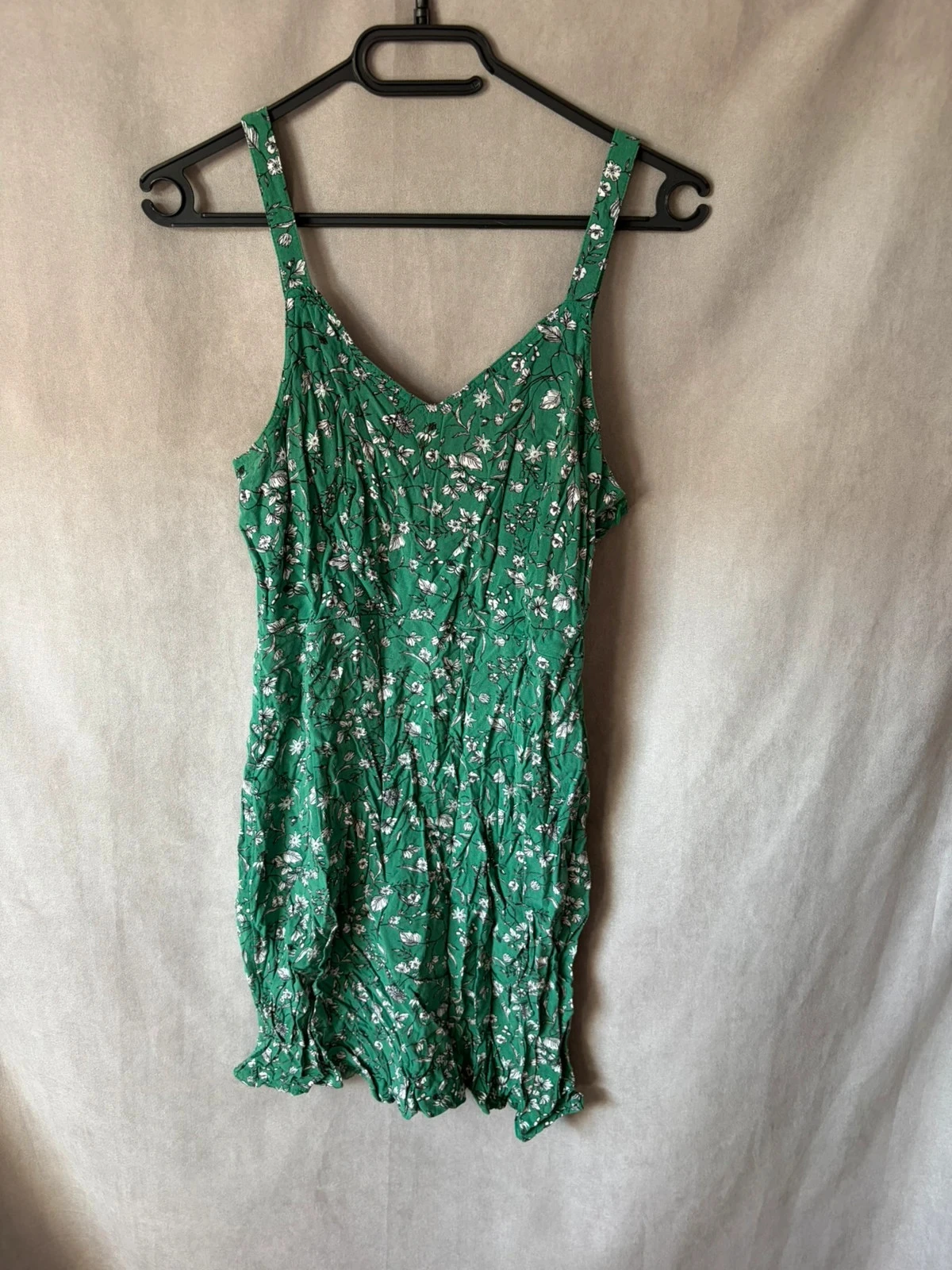 Robe verte fleurie taille 36